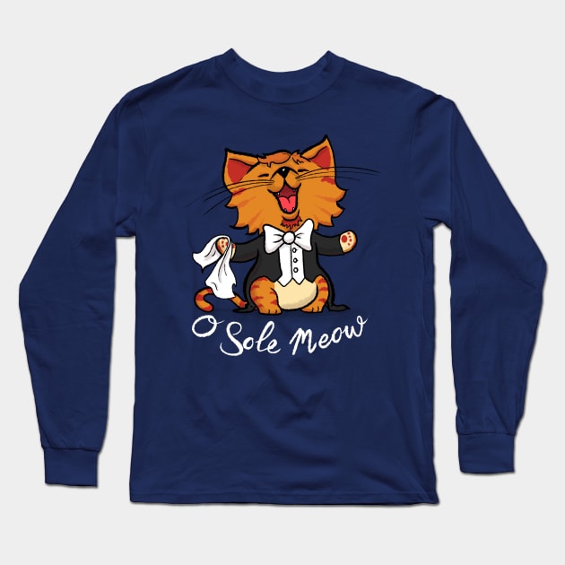 O Sole Meow Long Sleeve T-Shirt by MarianoSan